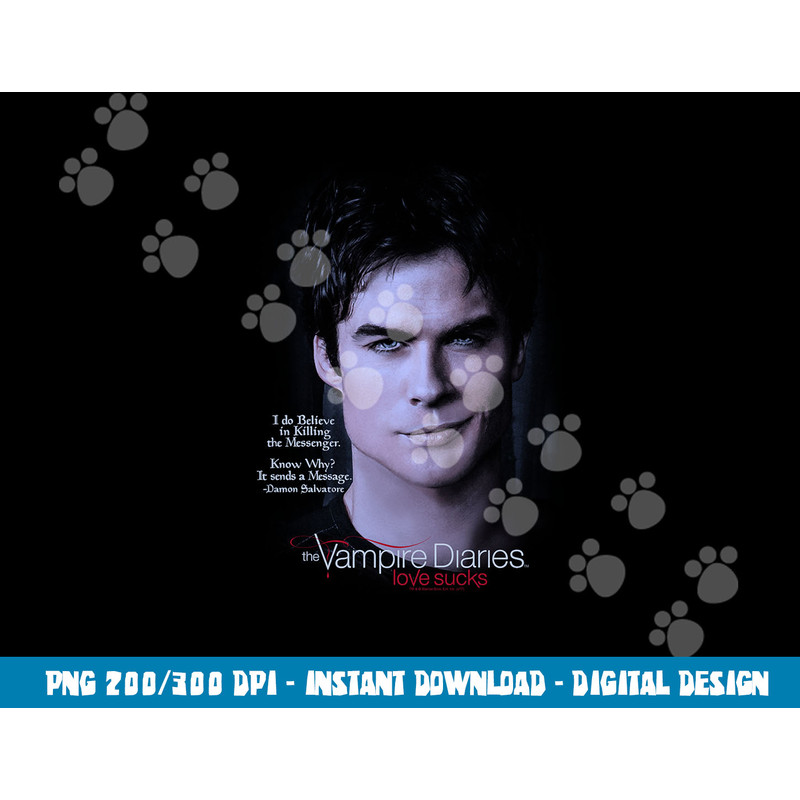 Vampire Diaries Messenger Longsleeve T Shirt Long Sleeve png, sublimation .jpg