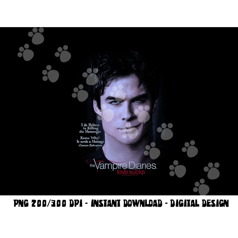 Vampire Diaries Messenger Longsleeve T Shirt Long Sleeve png, sublimation .jpg