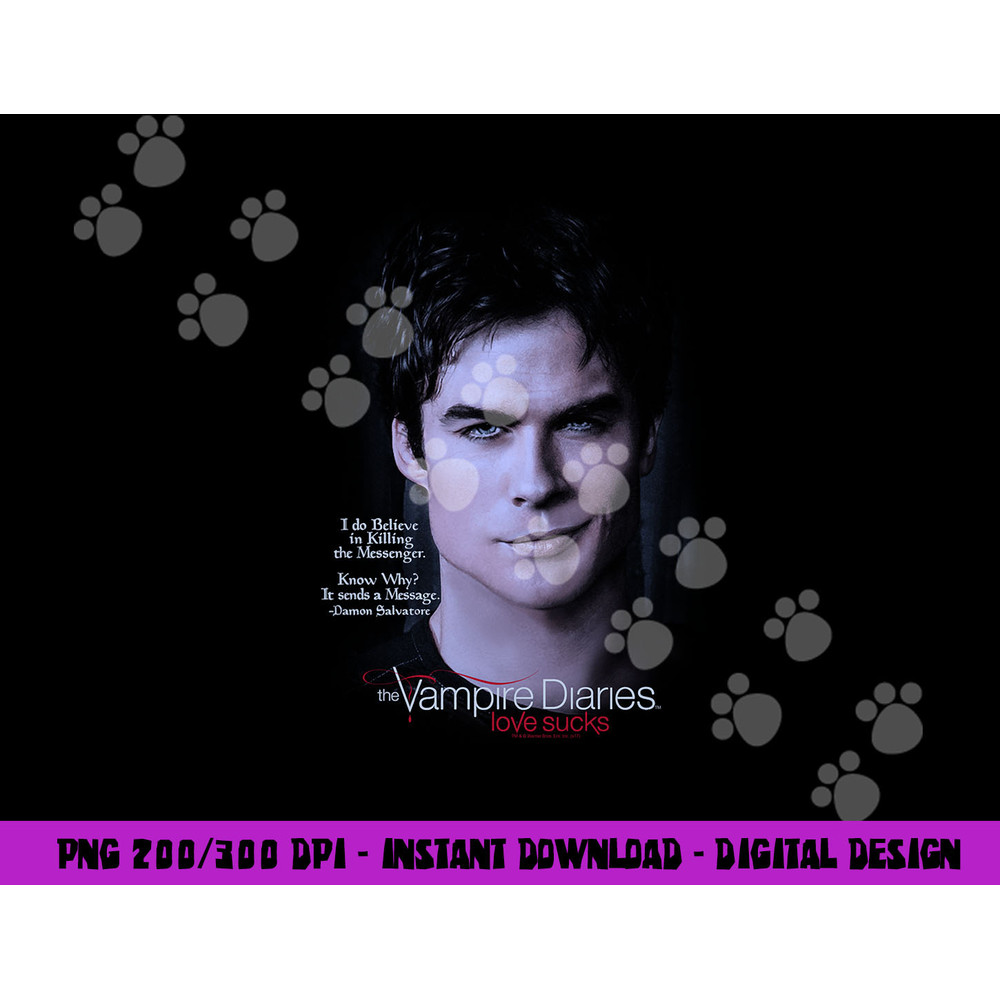 Vampire Diaries Messenger Longsleeve T Shirt Long Sleeve  png, sublimation .jpg