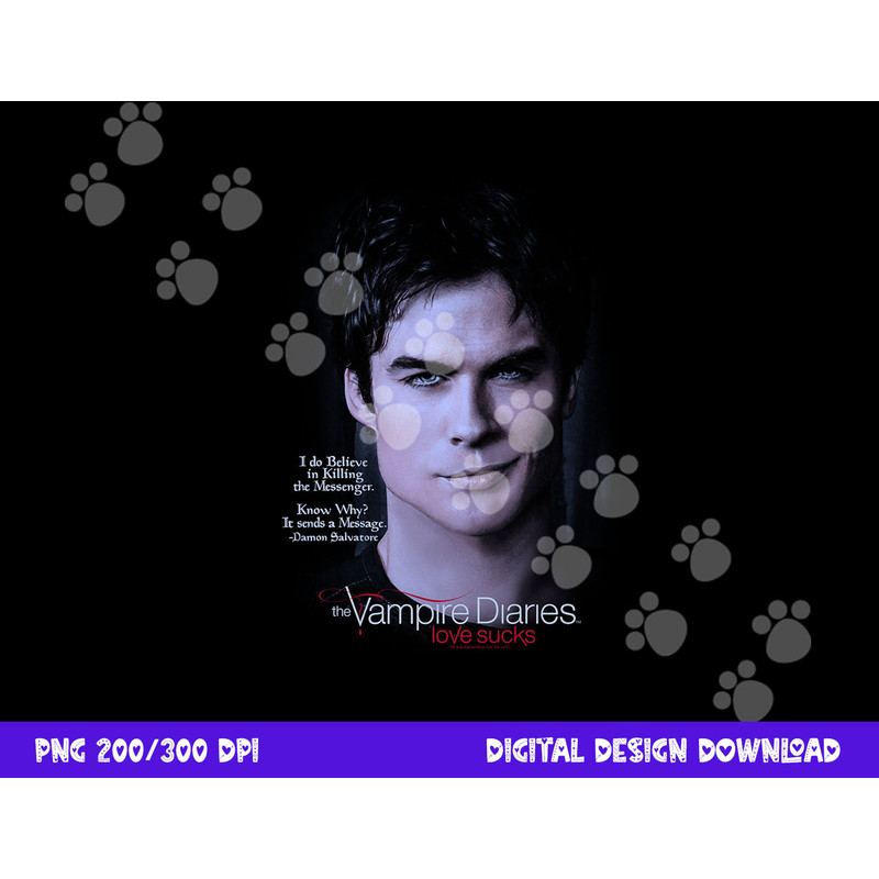 Vampire Diaries Messenger Longsleeve T Shirt Long Sleeve png, sublimation .jpg