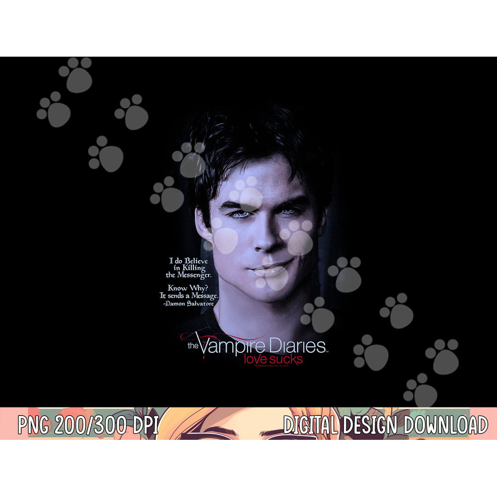 Vampire Diaries Messenger Longsleeve T Shirt Long Sleeve png, sublimation .jpg