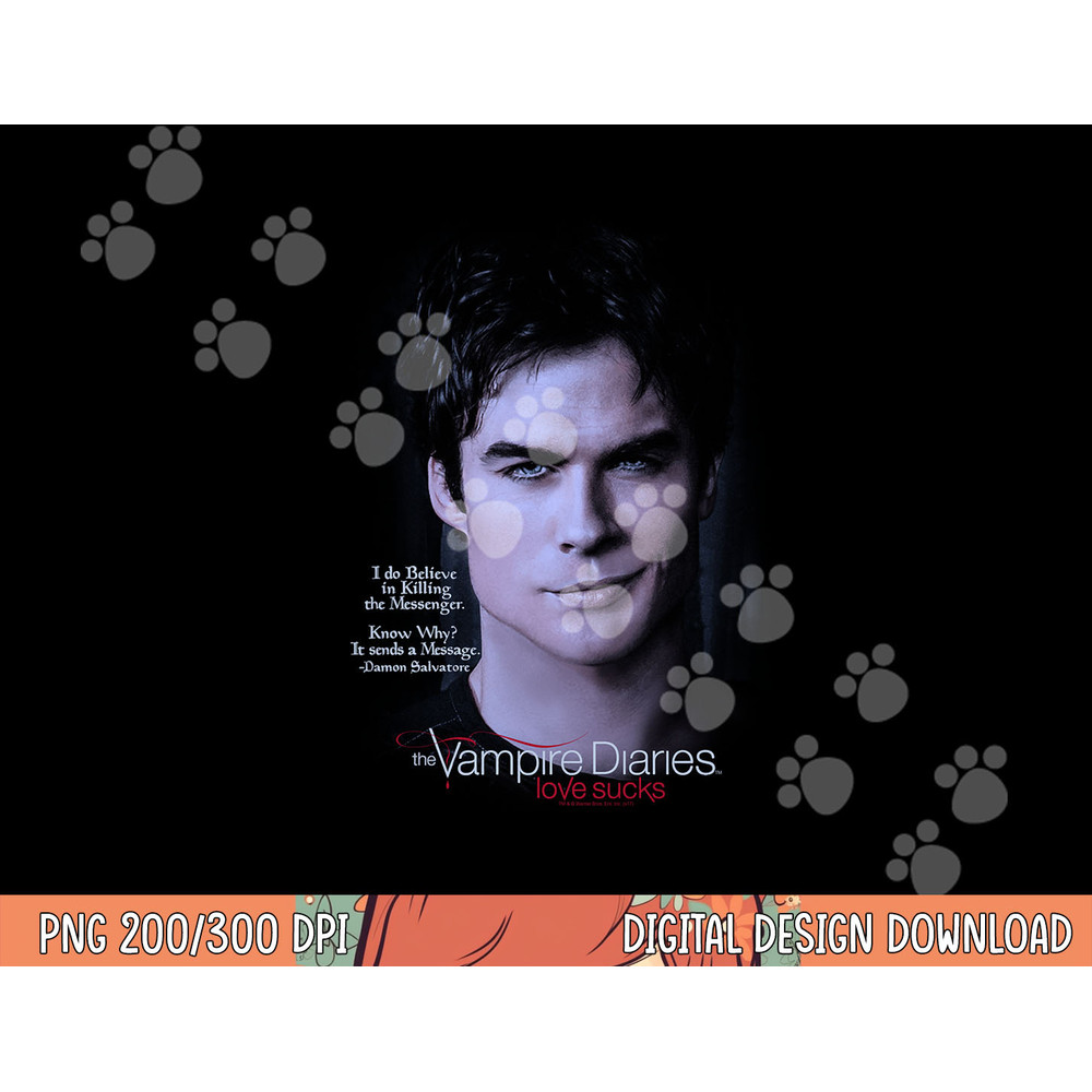 Vampire Diaries Messenger Longsleeve T Shirt Long Sleeve png, sublimation .jpg