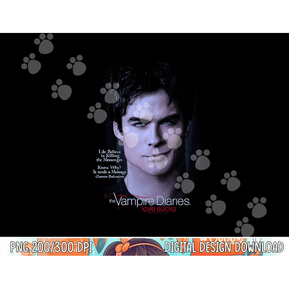 Vampire Diaries Messenger Longsleeve T Shirt Long Sleeve png, sublimation .jpg