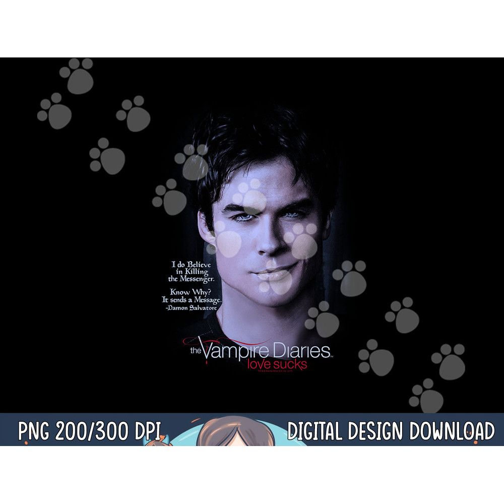 Vampire Diaries Messenger Longsleeve T Shirt Long Sleeve png, sublimation .jpg