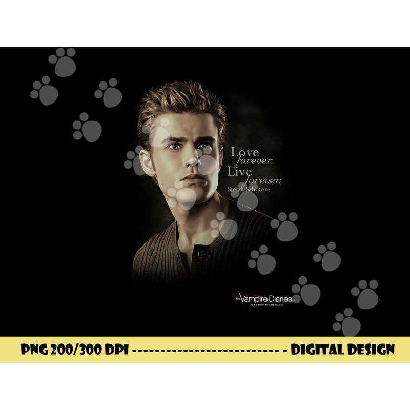 Vampire Diaries Stefan Forever Longsleeve T Shirt Long Sleeve png, sublimation .jpg