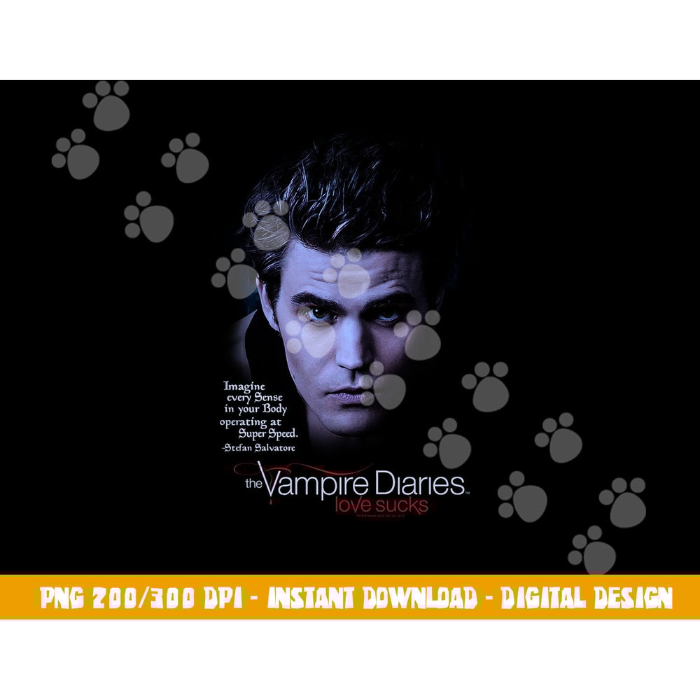 Vampire Diaries Stefan Sense Your Body Longsleeve T Shirt Long Sleeve png, sublimation .jpg