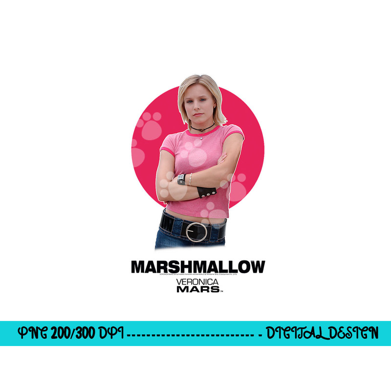 Veronica Mars Marshmallow png, sublimation .jpg