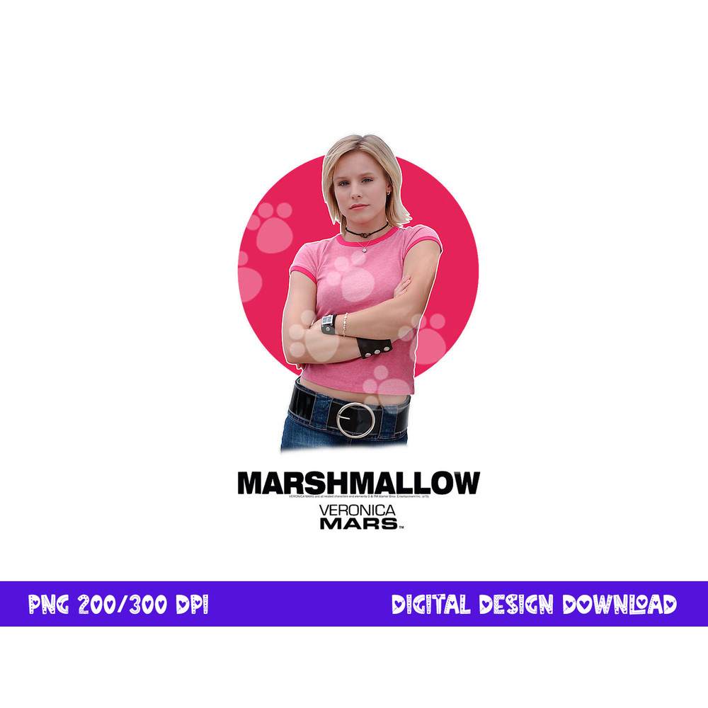 Veronica Mars Marshmallow png, sublimation .jpg