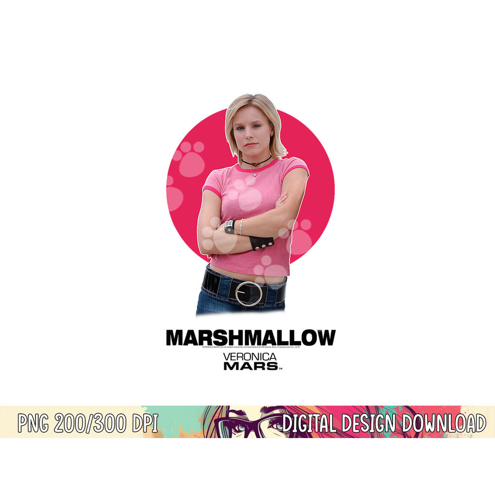 Veronica Mars Marshmallow png, sublimation .jpg