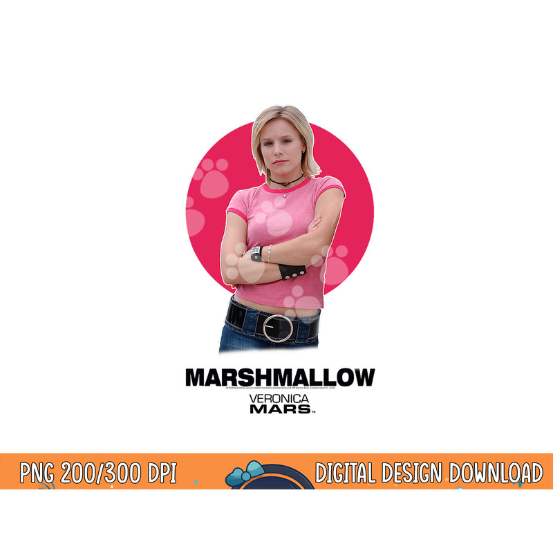 Veronica Mars Marshmallow  png, sublimation .jpg