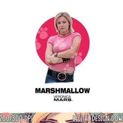 veronica mars marshmallow  png, sublimation