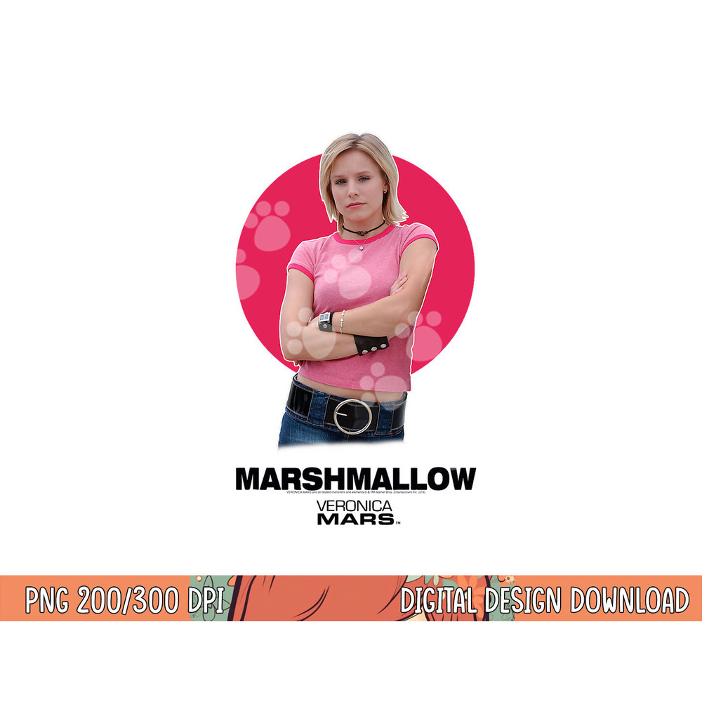 Veronica Mars Marshmallow png, sublimation .jpg