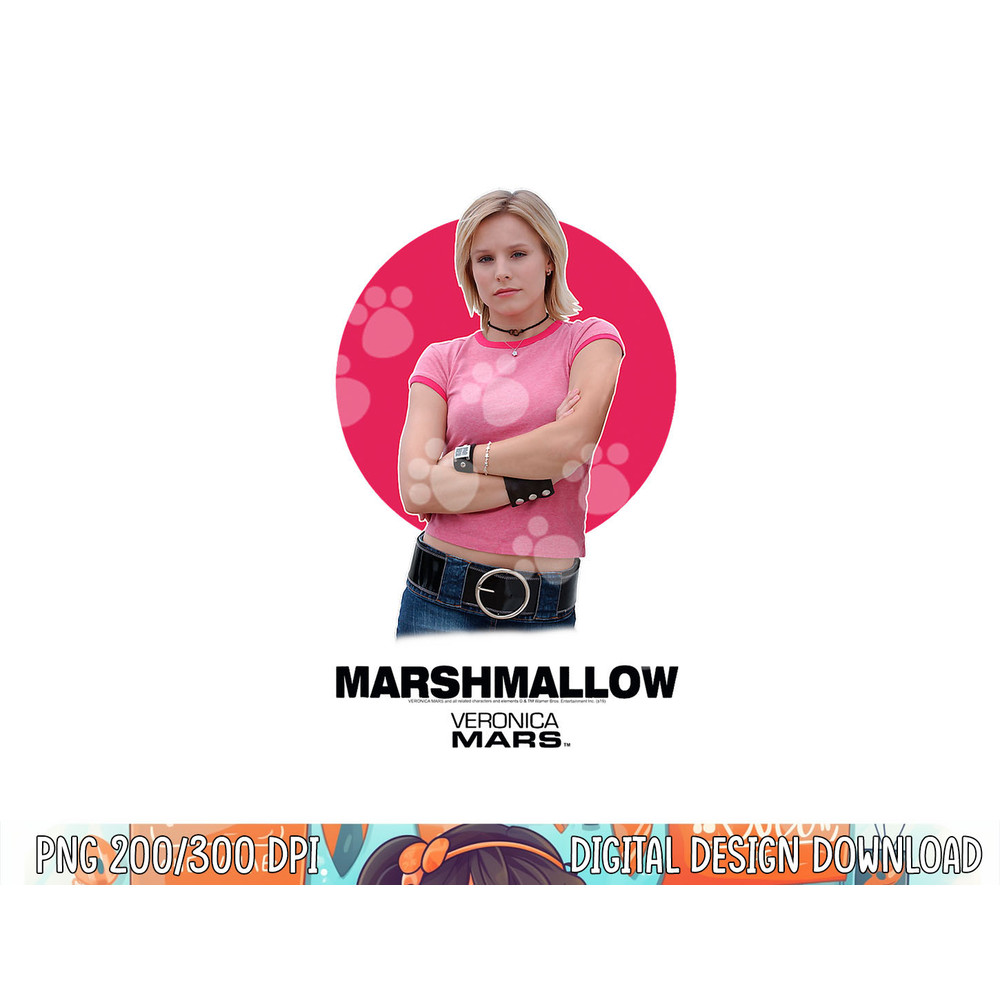 Veronica Mars Marshmallow png, sublimation .jpg