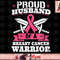 Proud Husband Of Breast Cancer Warrior Pink Awareness Ribbon png, instant download.jpg
