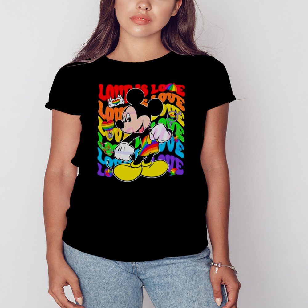 Love Is Love Mickey Pride 2023 Shirt, Unisex Clothing Shirt For Men Women, Graphic Design, Unisex Shirt