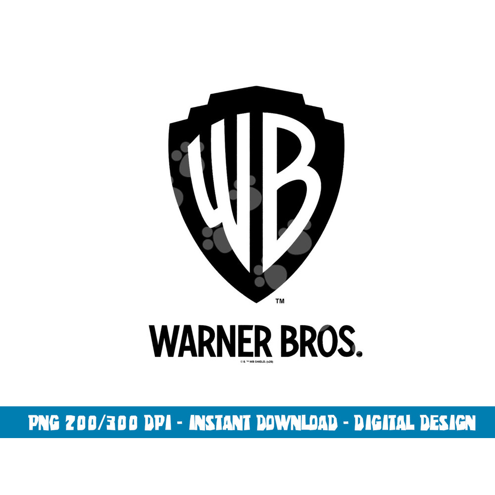 Warner Brothers WB Blue Logo C2 png, sublimation .jpg