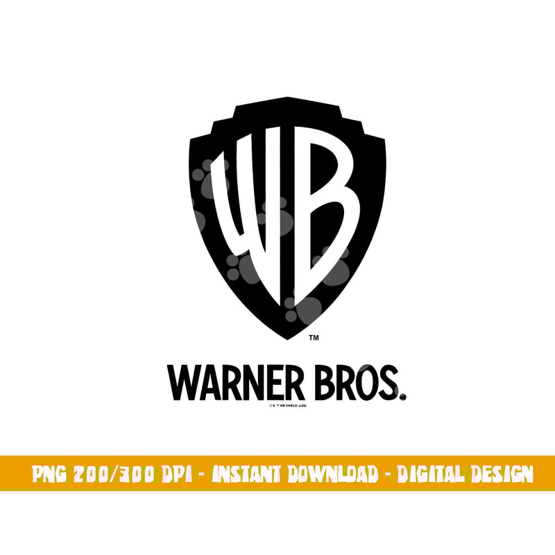 Warner Brothers WB Blue Logo C2 png, sublimation .jpg