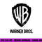 Warner Brothers WB Blue Logo C2  png, sublimation .jpg