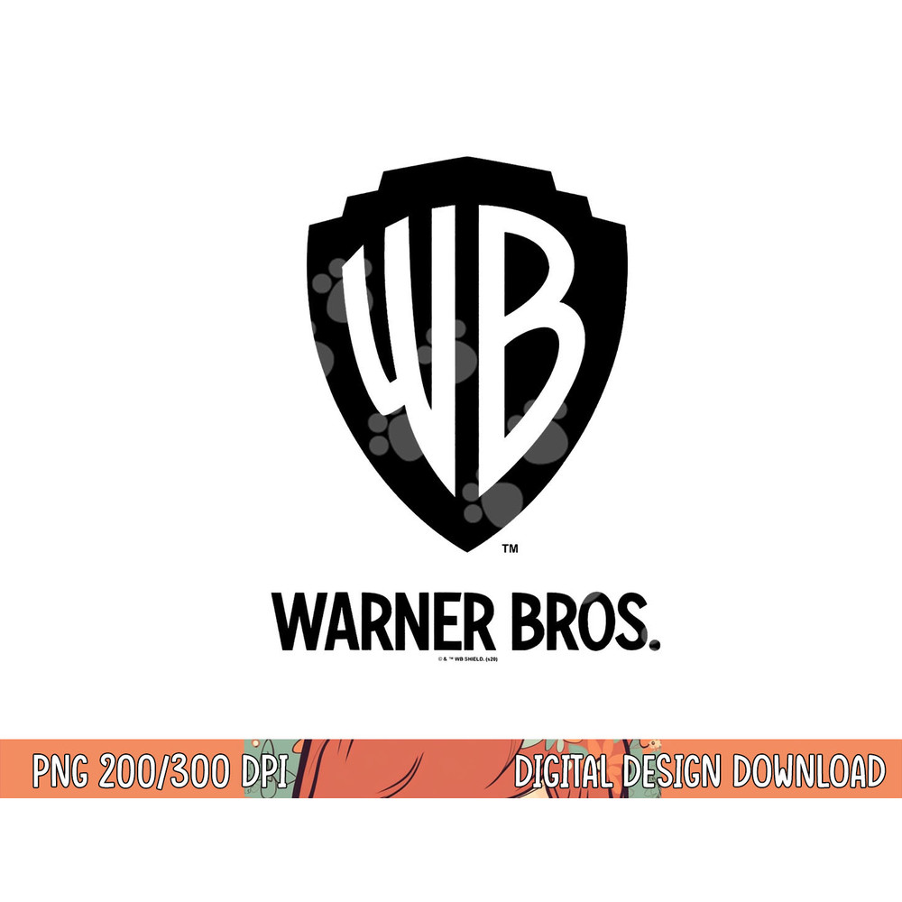 Warner Brothers WB Blue Logo C2 png, sublimation .jpg