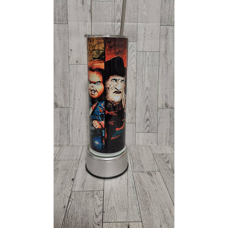 Horror Movie Tumbler, Horror Movie Skinny Tumbler, Horror Movie 20oz Skinny Tumbler, Phantasmal Seduction Tumbler.png