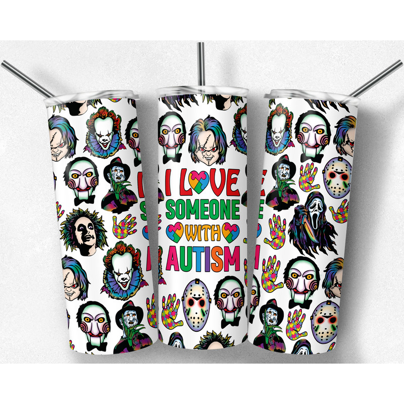 Horror Movie Tumbler, Horror Movie Skinny Tumbler, Horror Movie 20oz Skinny Tumbler, Sinister Cinema Tumbler.png