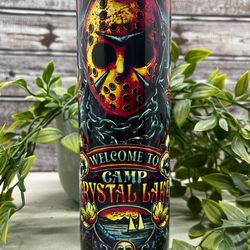 horror movie tumbler, horror movie skinny tumbler, horror movie 20oz skinny tumbler, sinister spells tumbler