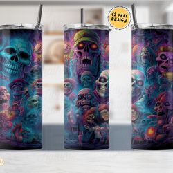 horror movie tumbler, horror movie skinny tumbler, horror movie 20oz skinny tumbler, terrifying terrors tumbler