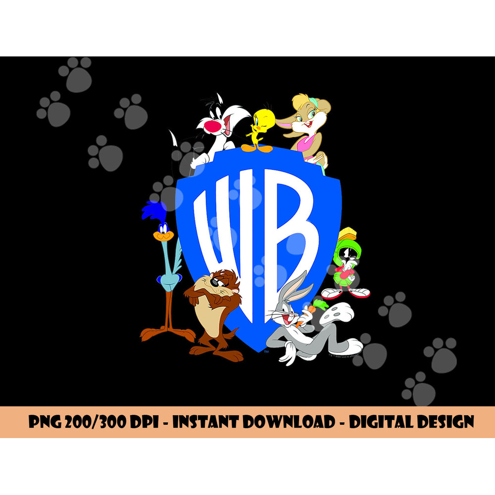 WB100 Looney Tunes Classic Warner Bros. Logo  png, sublimation .jpg
