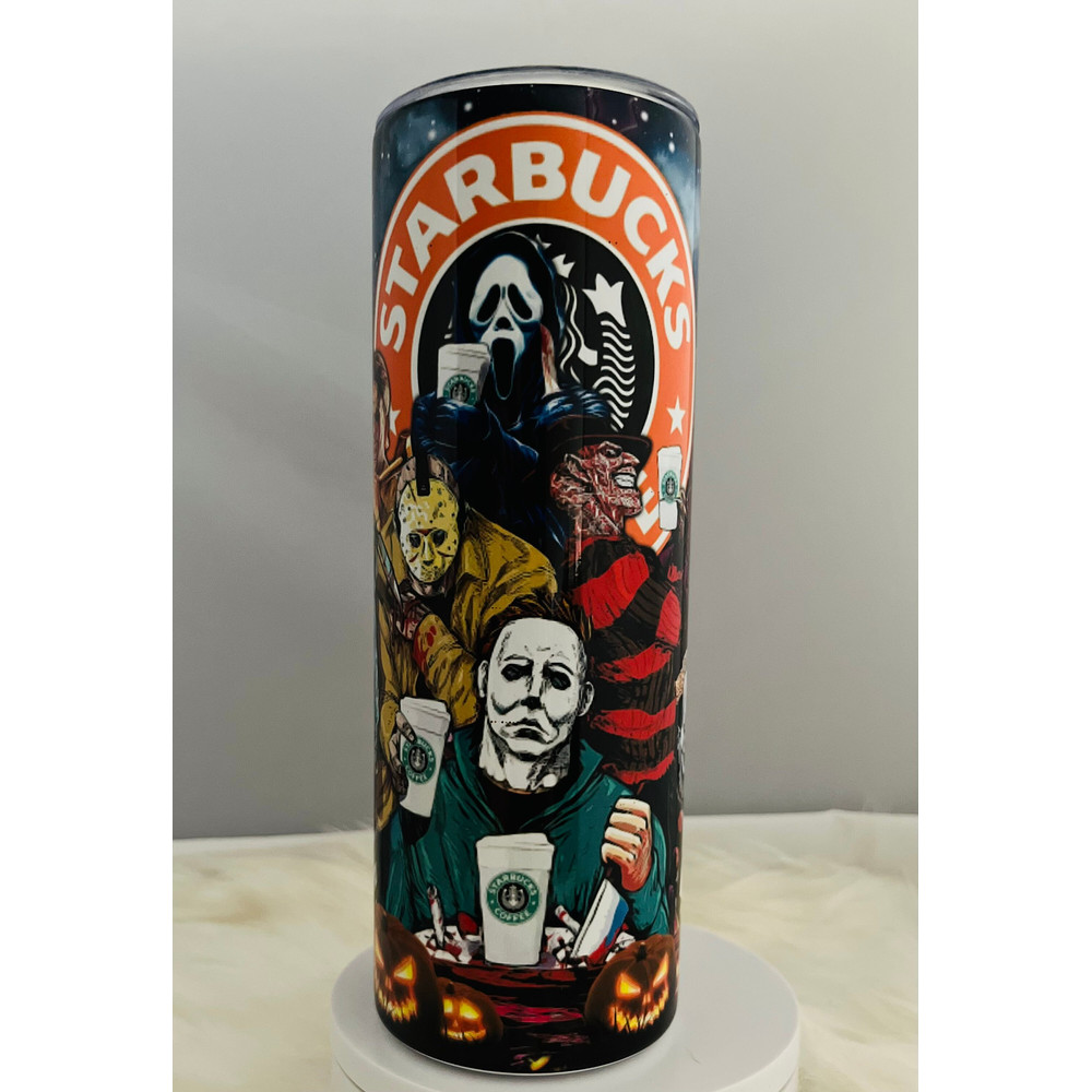 Horror Movie Tumbler, Horror Movie Skinny Tumbler, Horror Movie 20oz Skinny Tumbler, The Unholy Curse Tumbler.png