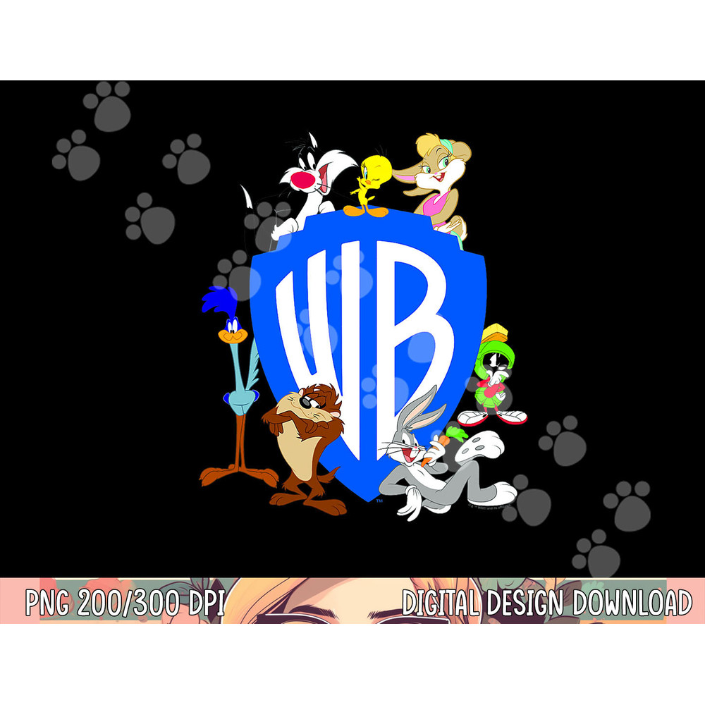WB100 Looney Tunes Classic Warner Bros. Logo png, sublimation .jpg