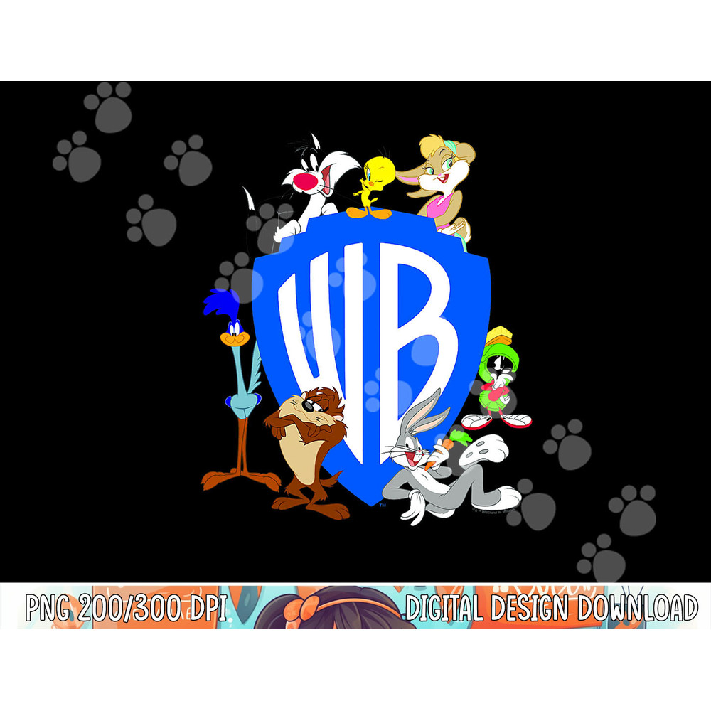 WB100 Looney Tunes Classic Warner Bros. Logo png, sublimation .jpg
