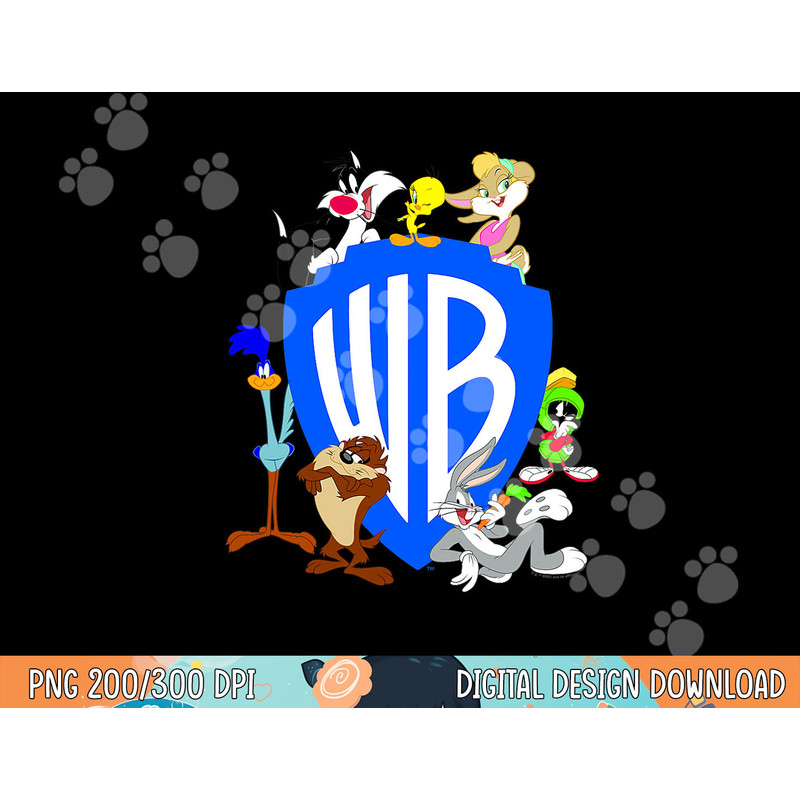 WB100 Looney Tunes Classic Warner Bros. Logo  png, sublimation .jpg
