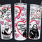 Horror Movie Tumbler, Horror Movie Skinny Tumbler, Horror Movie 20oz Skinny Tumbler, Unleash The Horror Tumbler.png