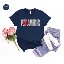 paramedic t-shirt, paramedic crewneck sweatshirt, star of life graphic tees, paramedic gifts, gifts for coworkers, unise