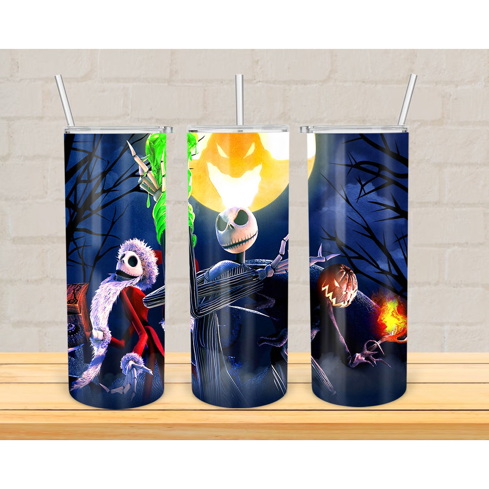 Horror Movie Tumbler, Horror Movie Skinny Tumbler, Horror Movie 20oz Skinny Tumbler, Vicious Villains Tumbler.png