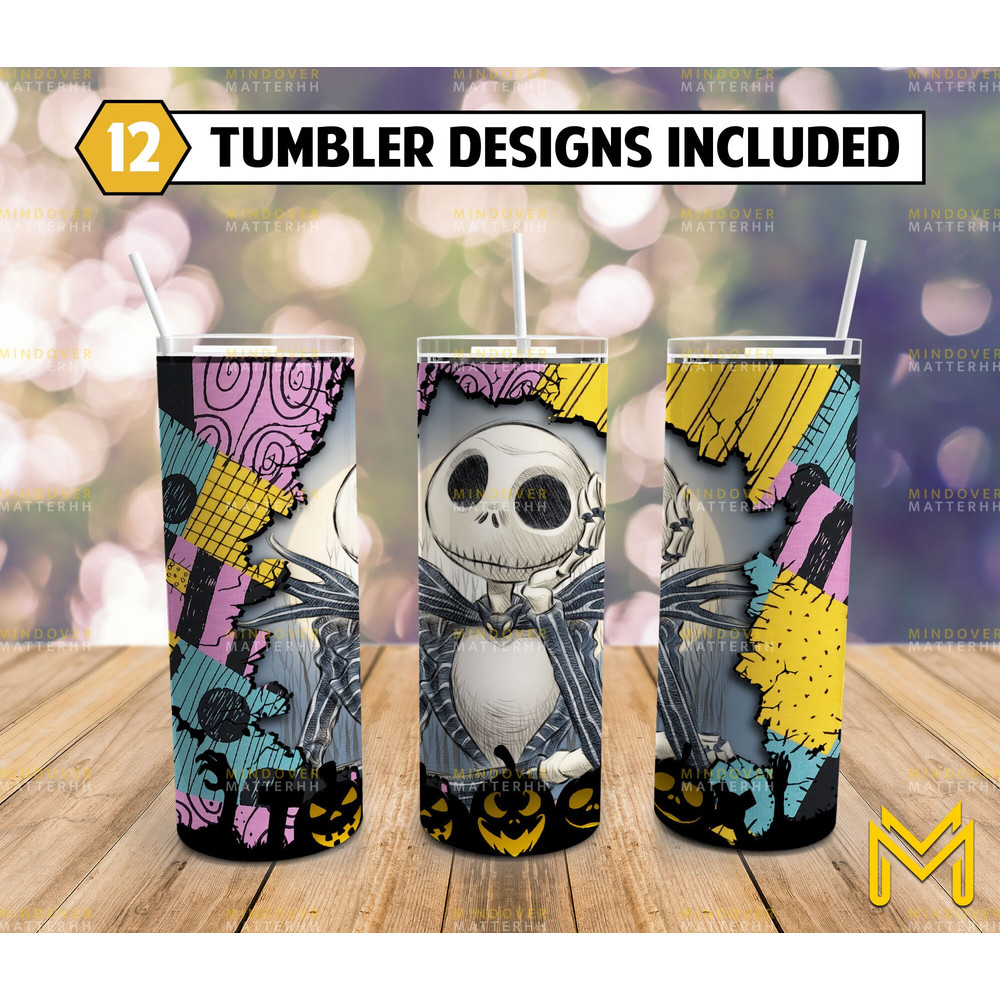 Cartoon Skinny Tumbler 20 oz Sublimation Design PNG - Movie Character Tumbler Straight and Tapered PNG-87.jpg