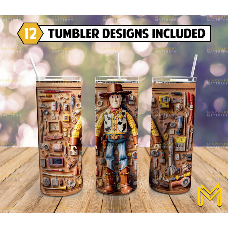 Cartoon Skinny Tumbler 20 oz Sublimation Design PNG - Movie Character Tumbler Straight and Tapered PNG-89.jpg