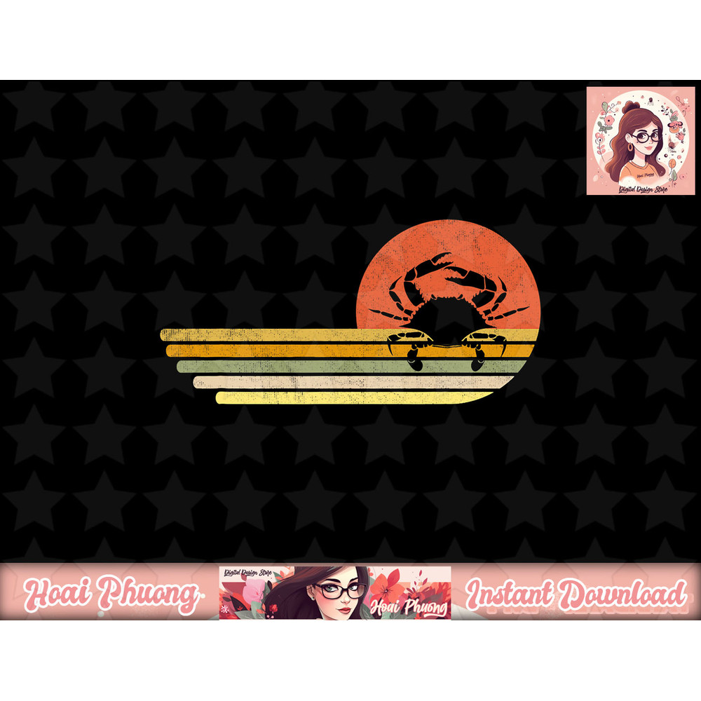 Retro Vintage Crab Fathers Day Christmas Crab Lover png, instant download.jpg