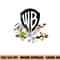 WB100 Looney Tunes Retro Scatter Warner Bros. Group Logo png, sublimation .jpg