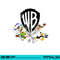 WB100 Looney Tunes Retro Scatter Warner Bros. Group Logo png, sublimation .jpg