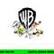 WB100 Looney Tunes Retro Scatter Warner Bros. Group Logo  png, sublimation .jpg