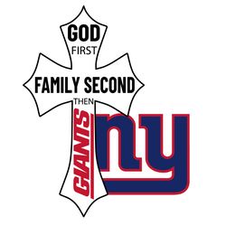 god first family second then giants svg