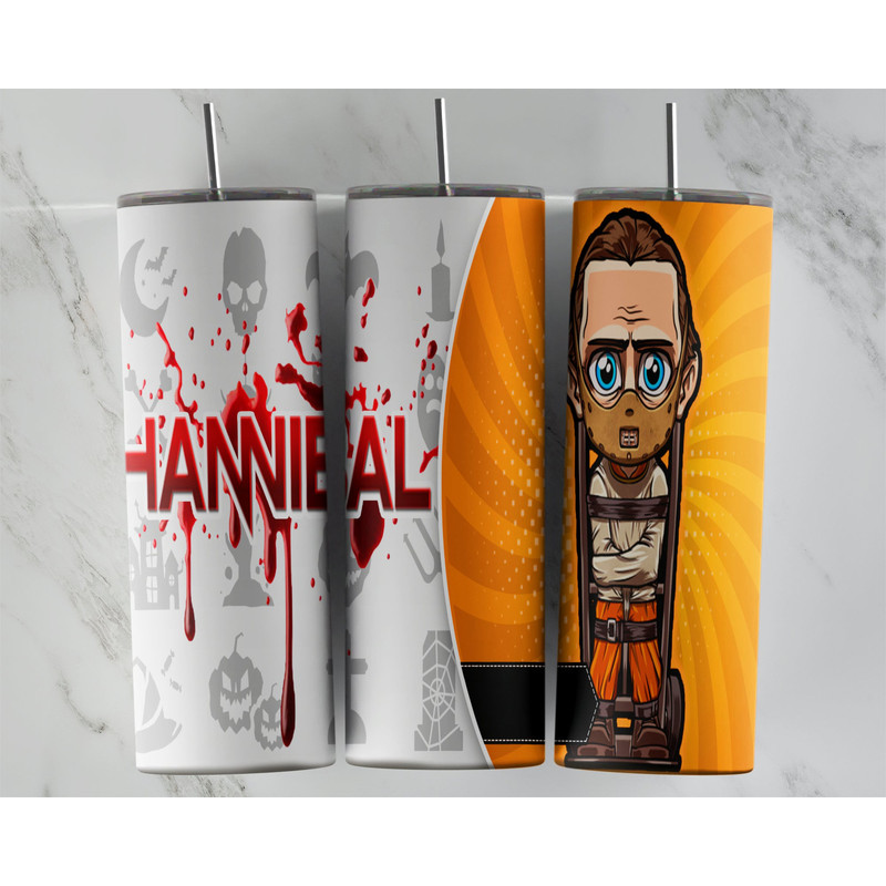 Bride Of Chucky Love And Mayhem, 20oz skinny tumbler, 30oz skinny tumbler.jpg