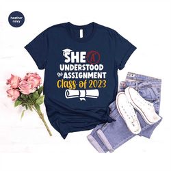 2023 graduation party senior girl shirts, senior graduation tshirt gifts for 2023 graduate, graduate class of 2023 crewn