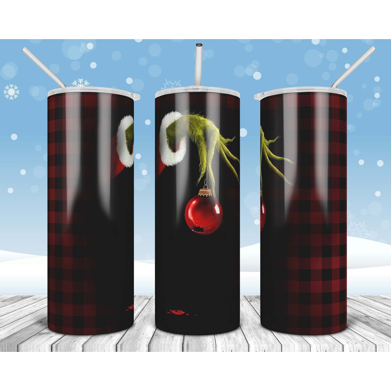 I'll Steal Christmas Tumbler Design 20 oz Skinny Tumbler Sublimation Grinch Tumbler Christmas Tumbler Wrap Downloads Waterslide PNG.jpg