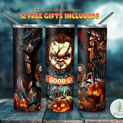 chucky's playtime massacre a killing spree, 20oz skinny tumbler, 30oz skinny tumbler