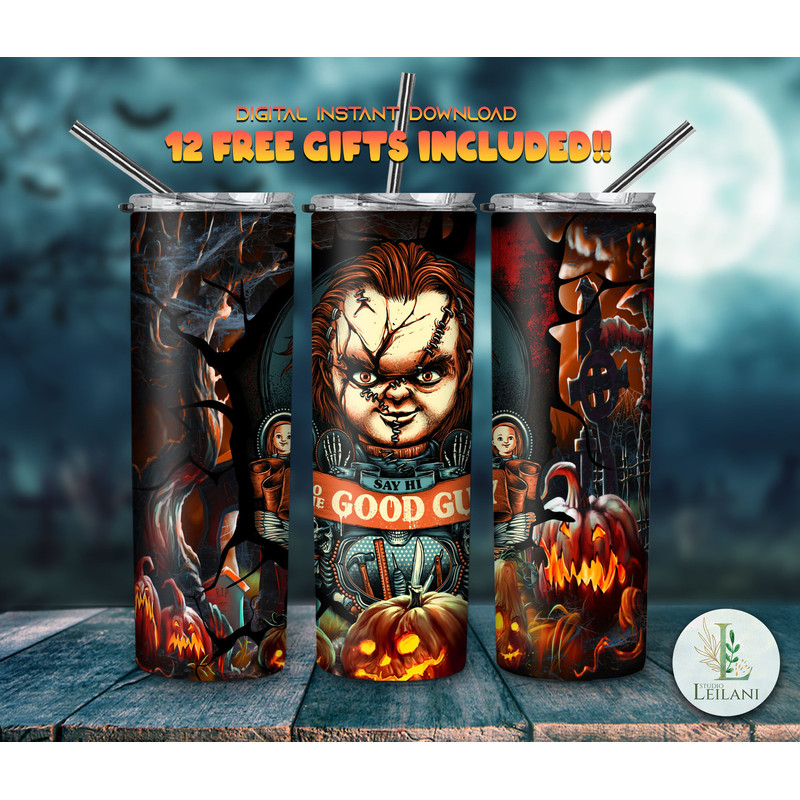 Chucky's Playtime Massacre A Killing Spree, 20oz skinny tumbler, 30oz skinny tumbler.jpg