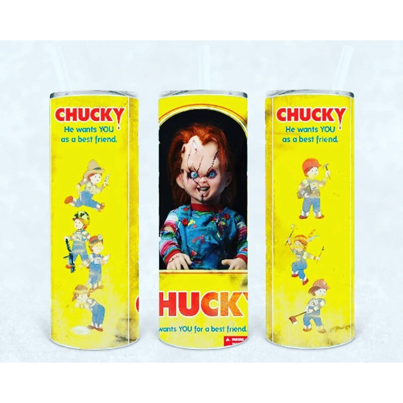 The Chucky Enigma Unraveling The Mystery, 20oz skinny tumbler, 30oz skinny tumbler.jpg