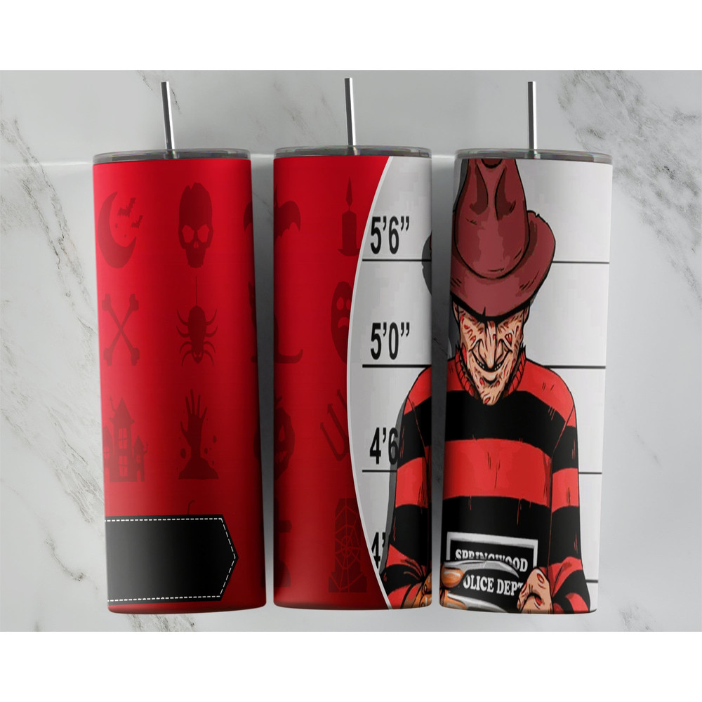 The Chucky Files Tales Of Dread, 20oz skinny tumbler, 30oz skinny tumbler.jpg