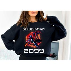 spider-man 2099 sweatshirt, spider-man: across the spider-verse, spiderman across the spiderverse shirt, spiderman sweat